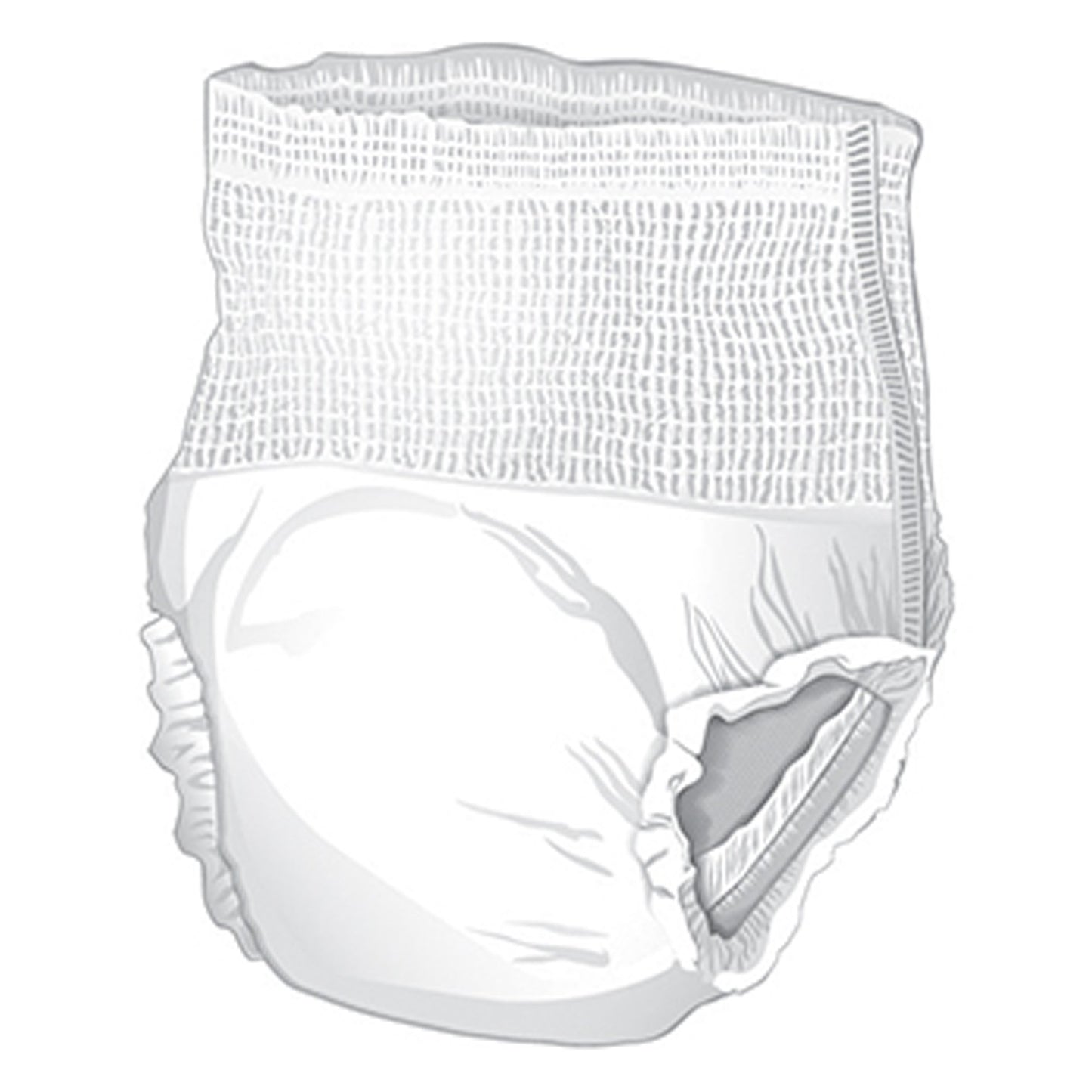 McKesson Classic Adult Pull-Up Diaper Brief for Incontinence, Small