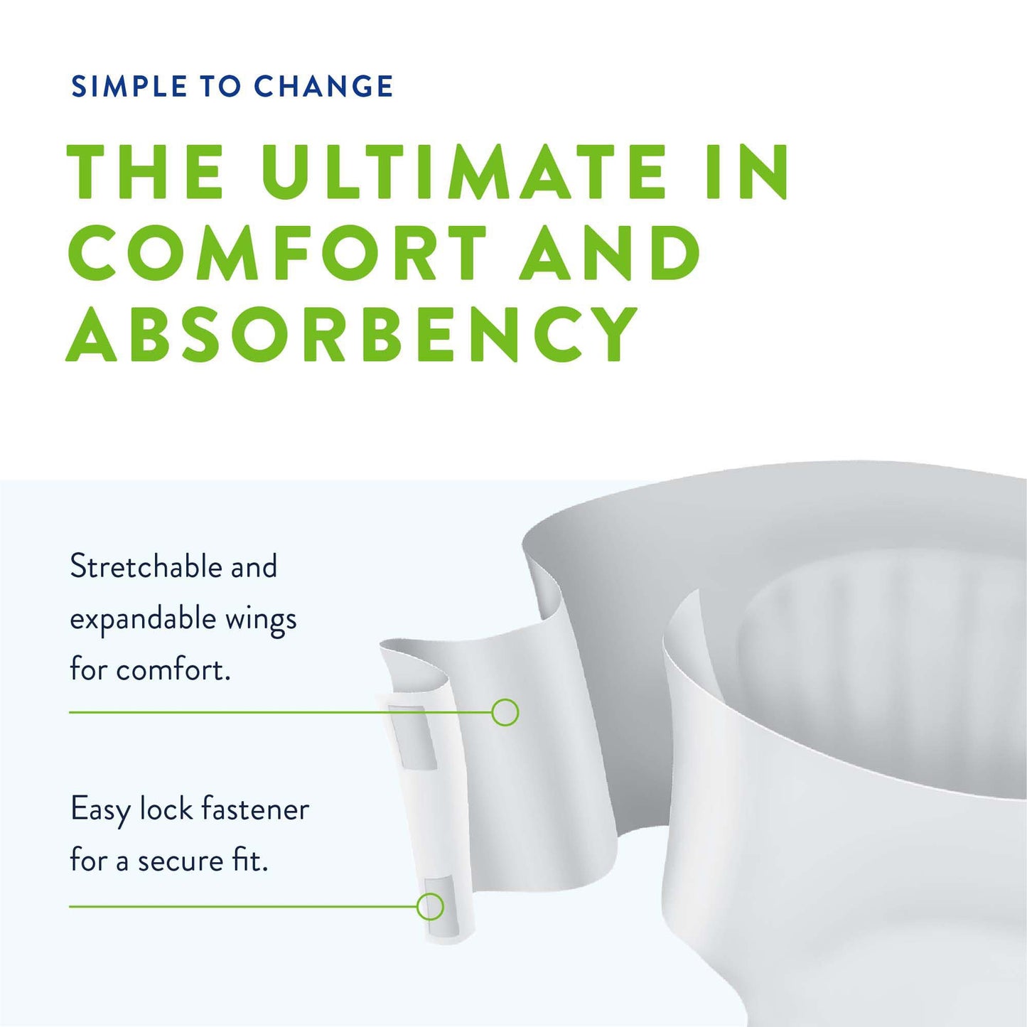 Prevail Bariatric Incontinence Tabbed Brief - Heavy Absorbency