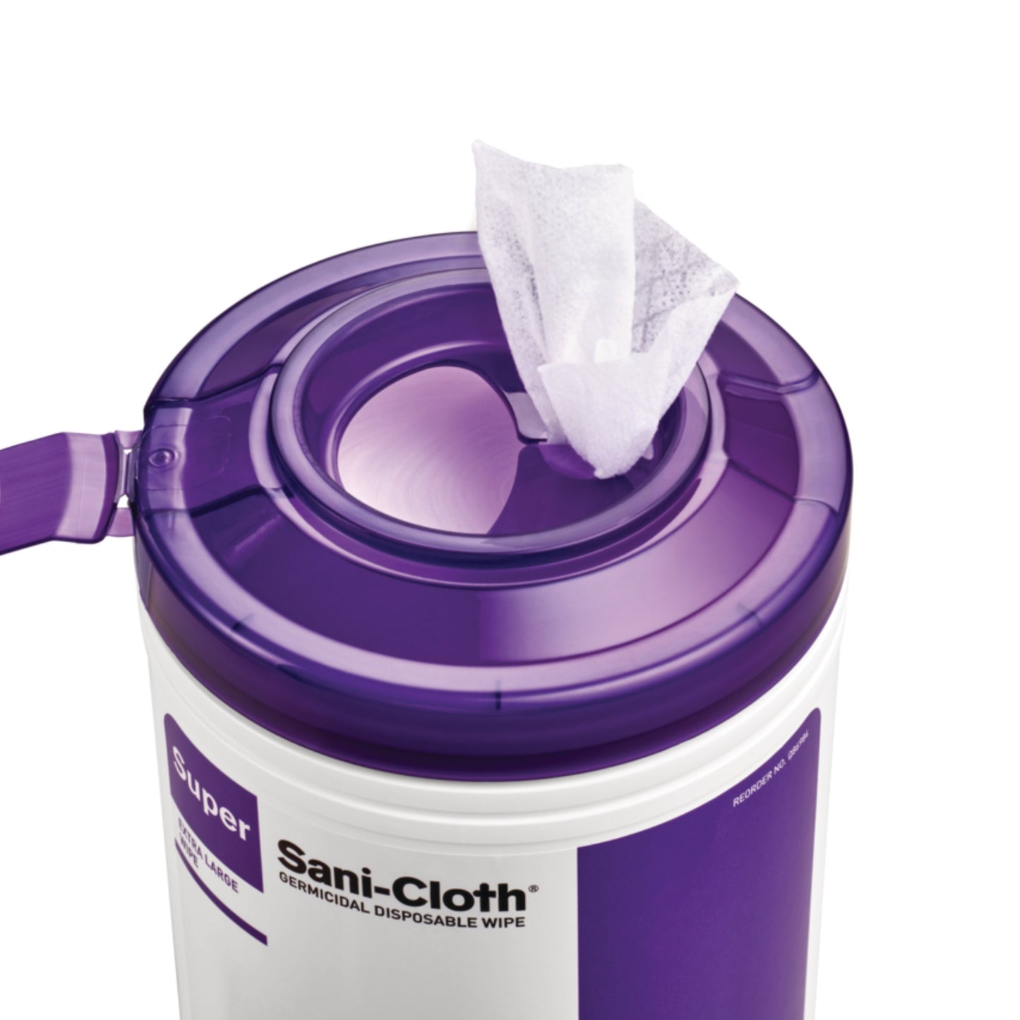 Super Sani-Cloth® Large Germicidal Disinfectant Wipes, Canister, 160 ct (Case of 12)