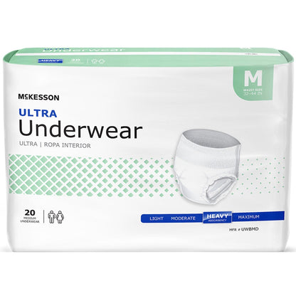 McKesson Ultra Absorbency Adult Pull-Up Diaper Brief for Heavy Incontinence