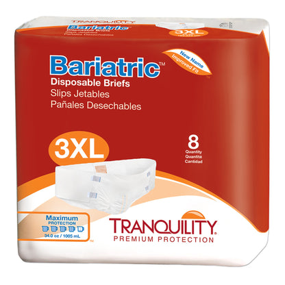 Tranquility 3XL Bariatric Incontinence Tabbed Brief