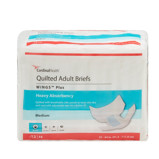 Wings™ Plus Quilted Heavy Absorbency Incontinence Brief