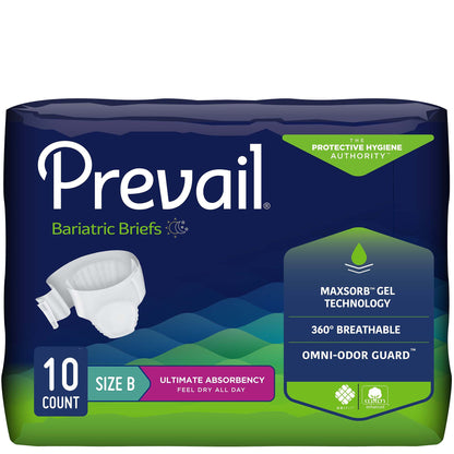 Prevail® Bariatric Ultimate Absorbency Incontinence Brief, XXL