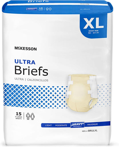 McKesson Ultra Heavy Absorbency Incontinence Brief