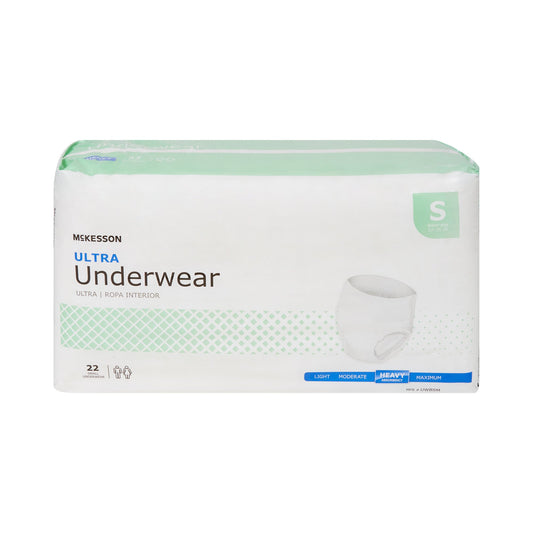 McKesson Classic Adult Pull-Up Diaper Brief for Incontinence, Small