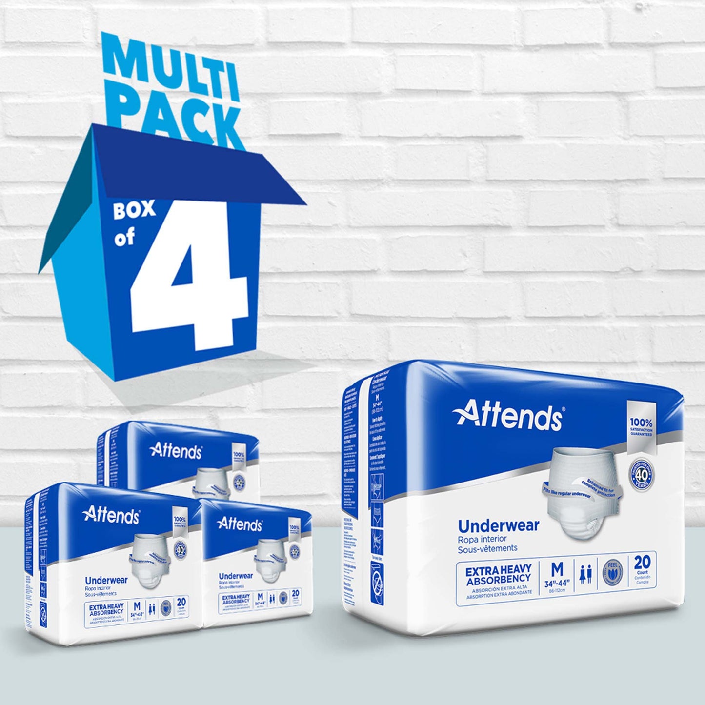 Attends® Care Moderate Absorbent Underwear