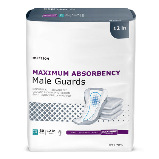 McKesson Maximum Absorbency Male Guards (Case of 180)