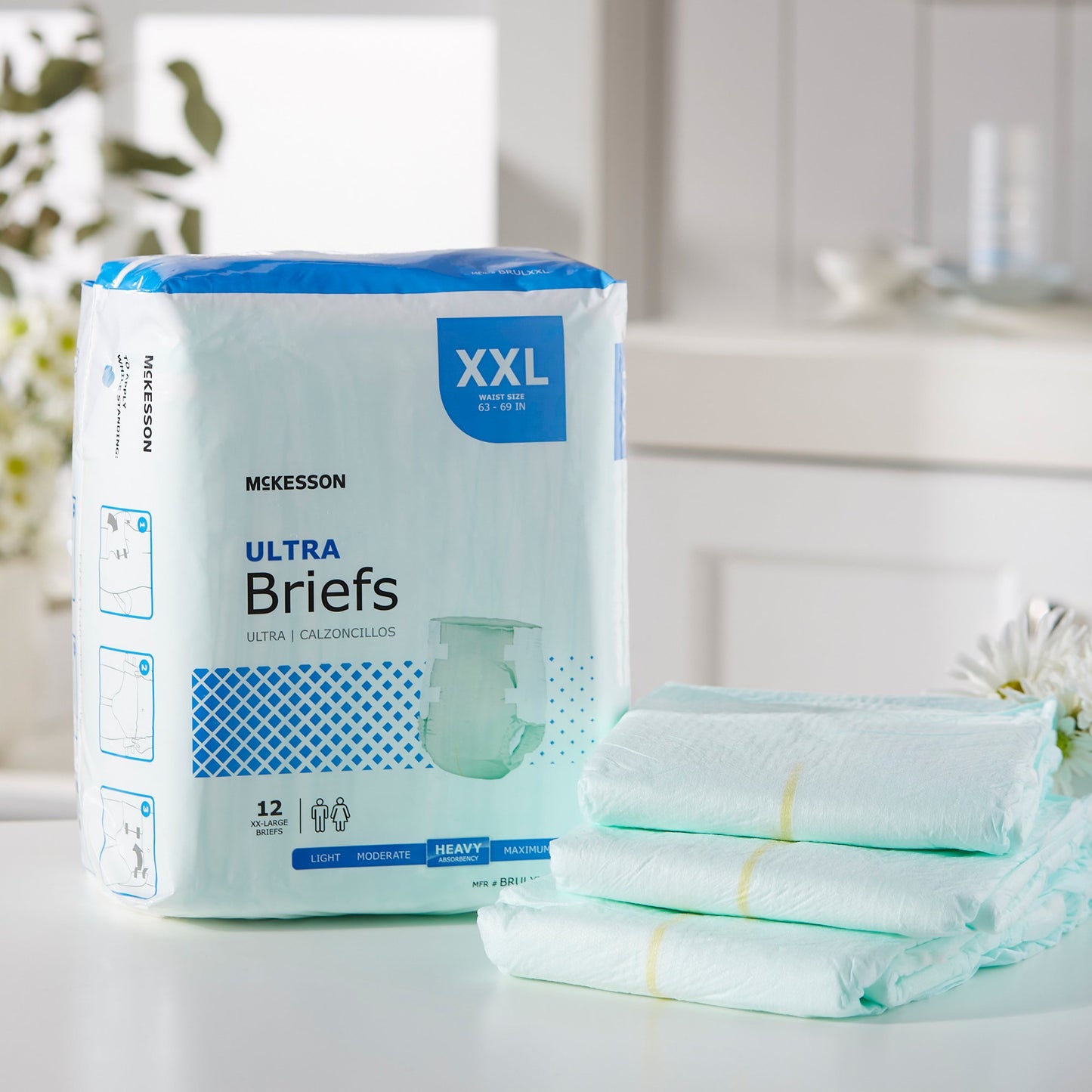McKesson Ultra Heavy Absorbency Incontinence Brief