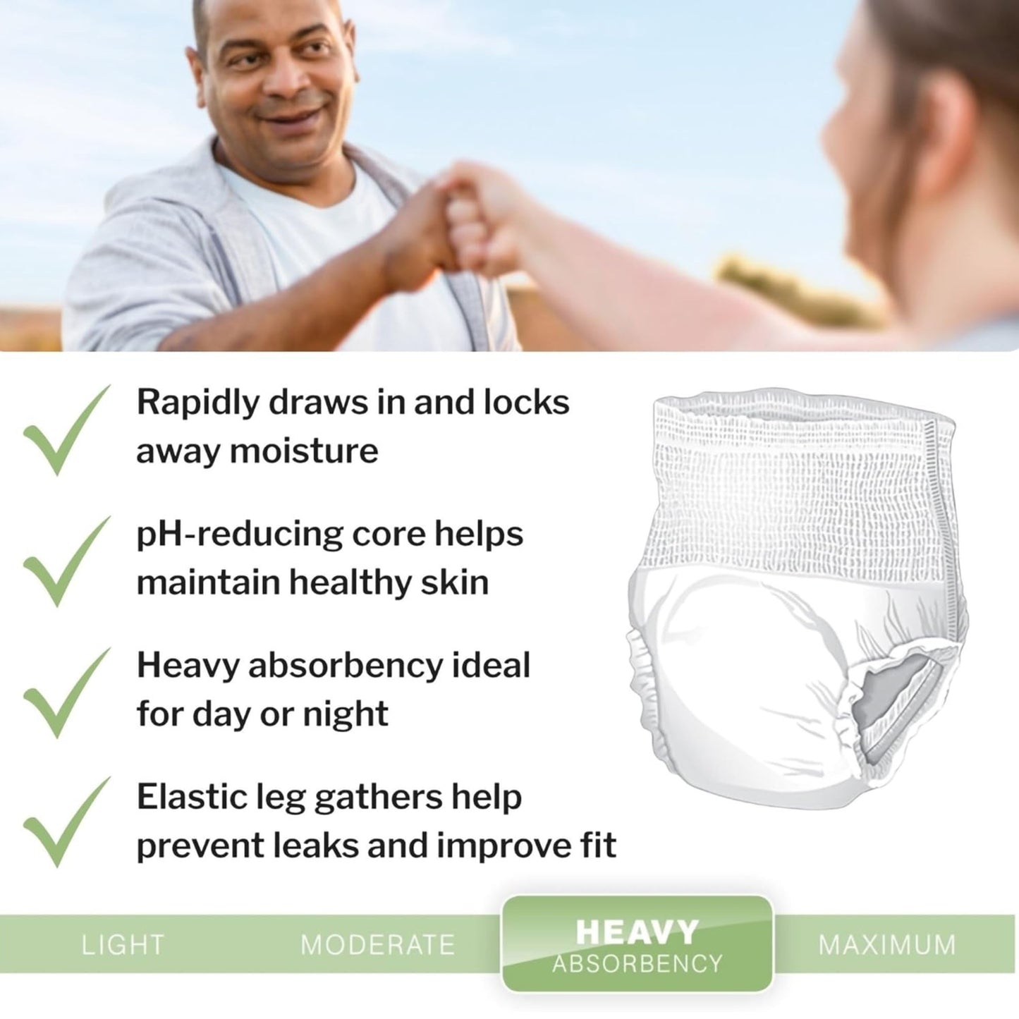 McKesson Ultra Absorbency Adult Pull-Up Diaper Brief for Heavy Incontinence