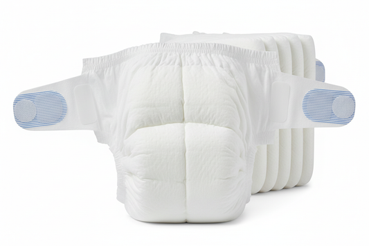 Generic tabbed adult diapers